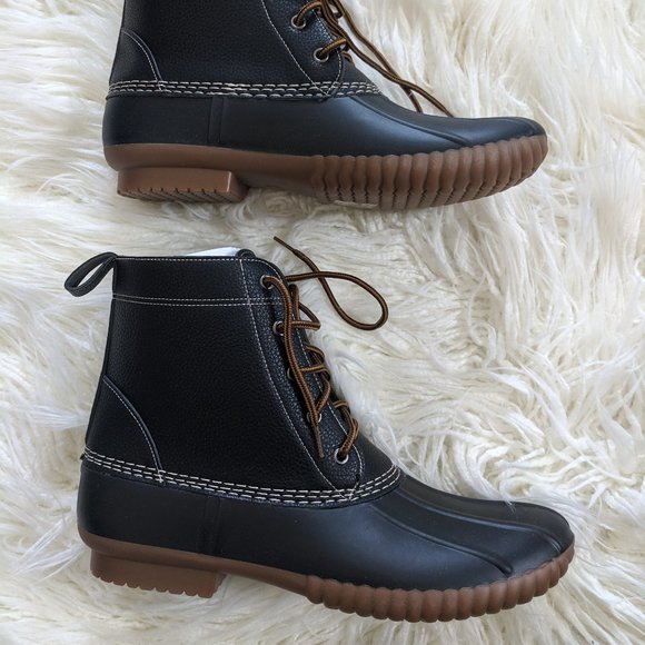 New Solo Harry Black Duck Boots left 10/right 12 main image 6